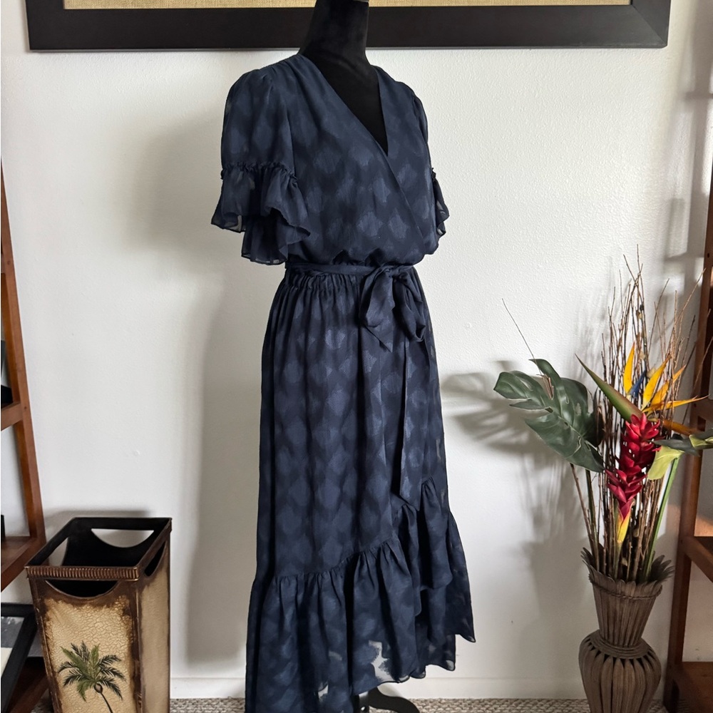 Ramy Brook Asya Maxi Dress NWT $545  in Navy Medium Retail $545 - Picture 2 of 9